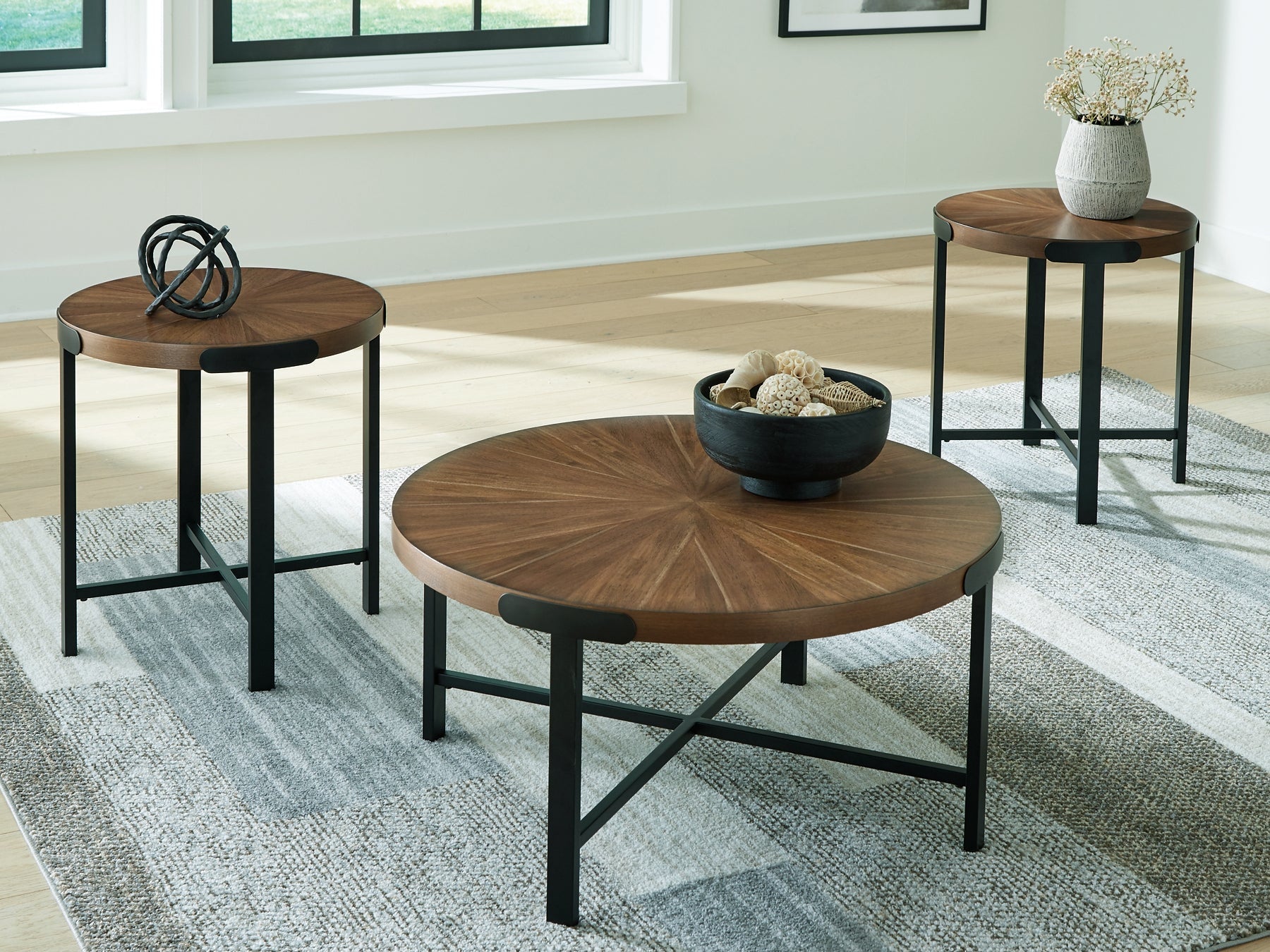 Crosstrail Occasional Table Set (3/CN)