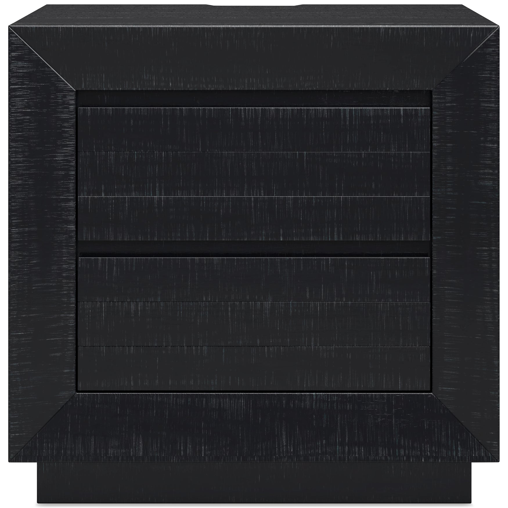 Londer California King Panel Bed with Mirrored Dresser and Nightstand