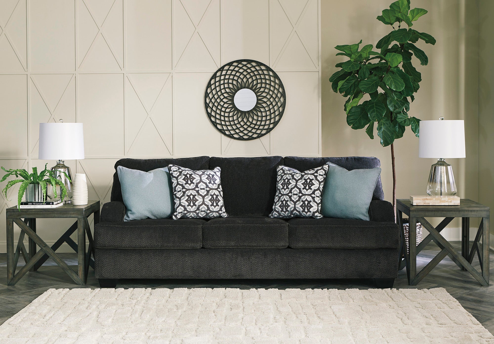 Charenton Sofa and Loveseat