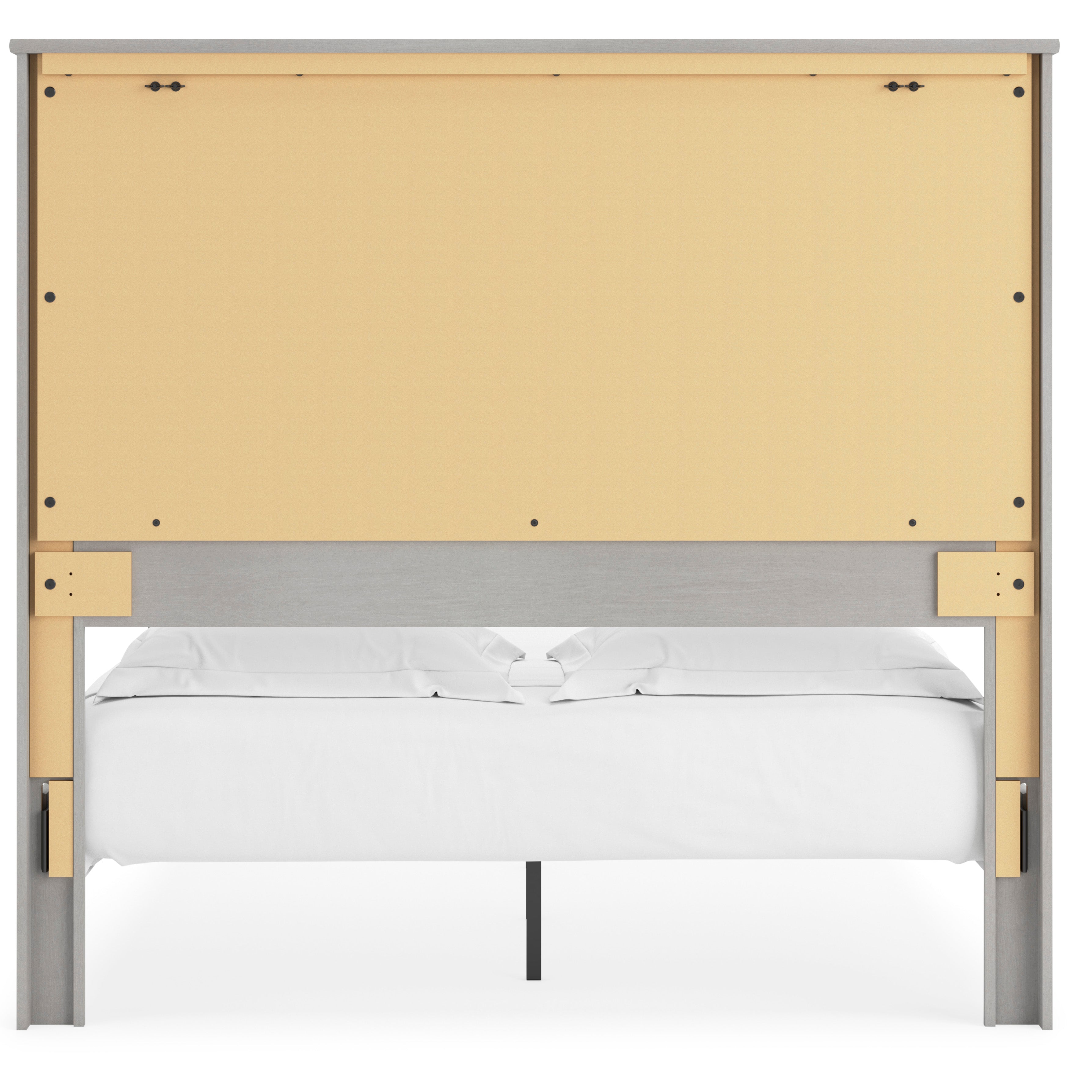 Cottonburg Queen Panel Bed with Mirrored Dresser