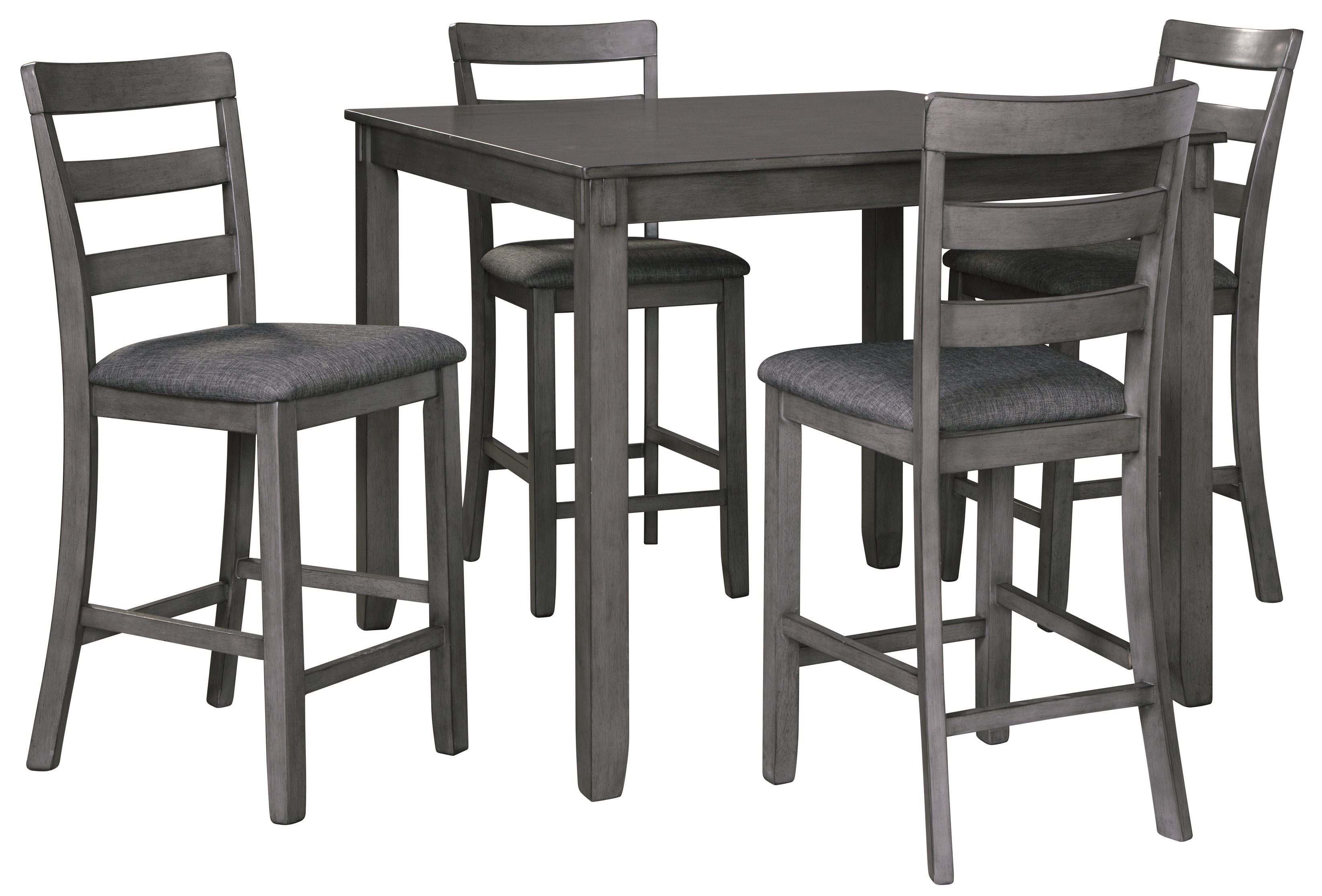 Bridson Counter Height Dining Room Table and Bar Stools (Set of 5)