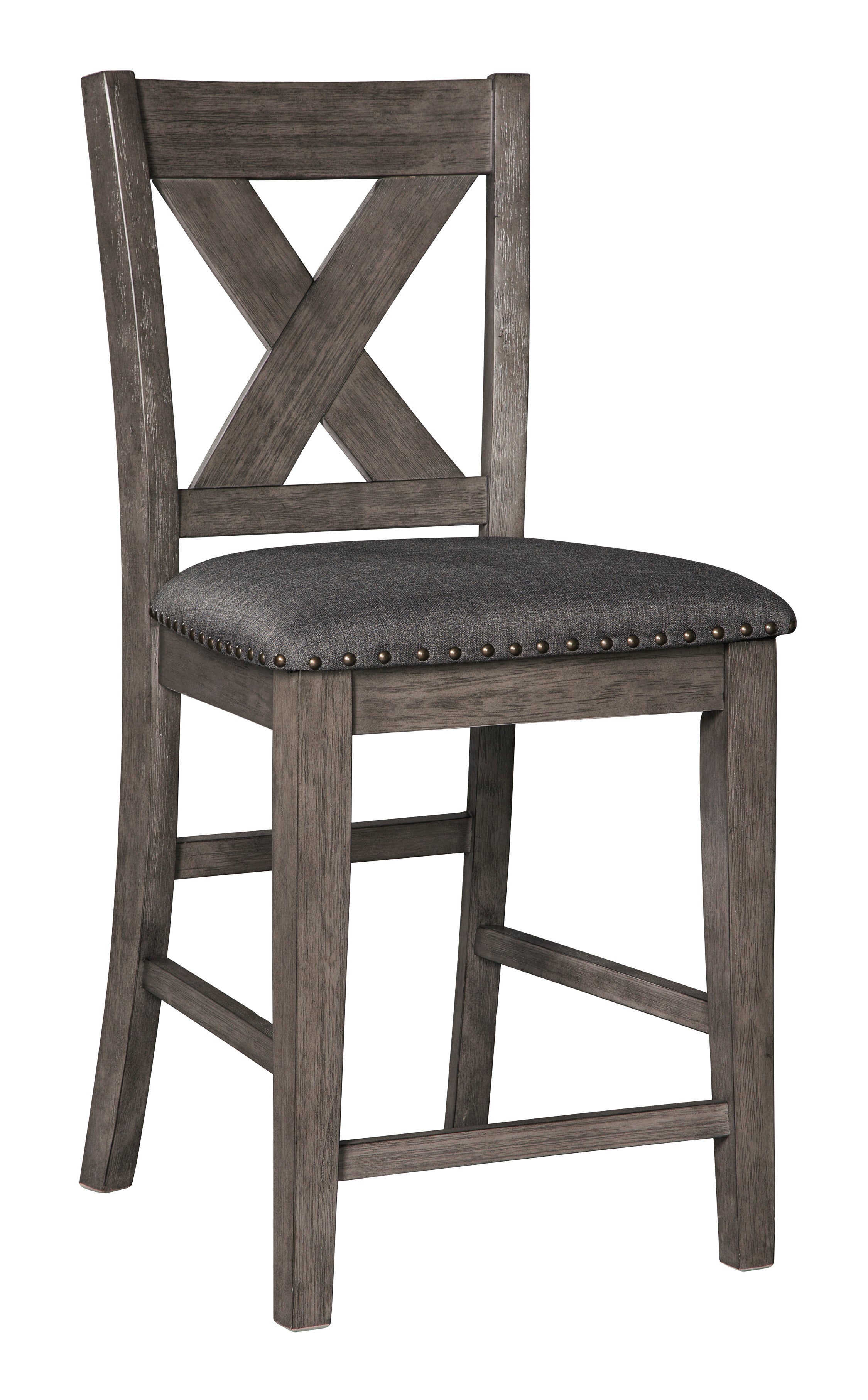 Caitbrook Counter Height Upholstered Bar Stool (Set of 2)