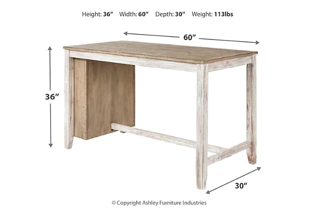 Skempton Counter Height Dining Table and 4 Barstools