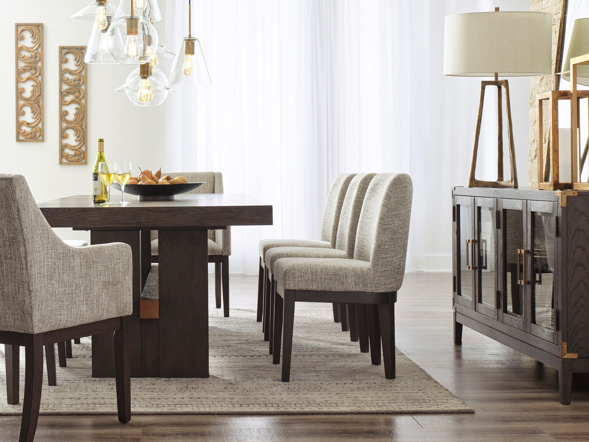 Burkhaus Extendable Dining Table and 6 Chairs