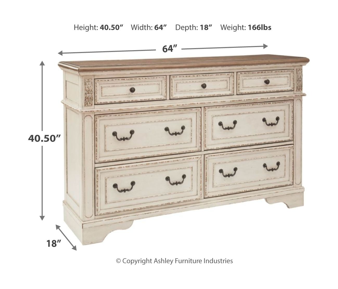 Realyn King Upholstered Panel Bed with Mirrored Dresser