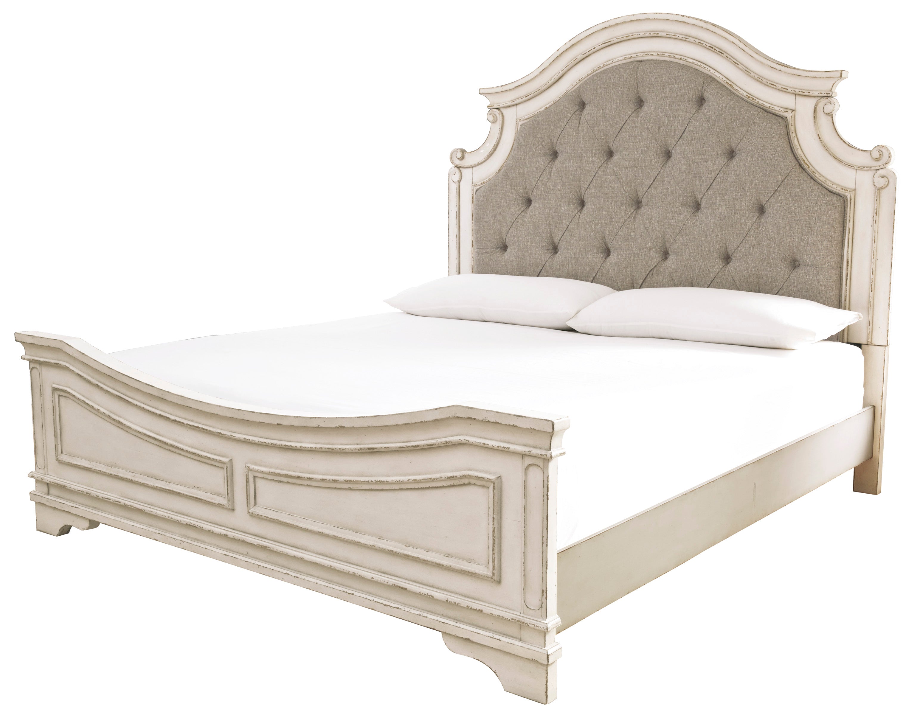 Realyn Queen Upholstered Panel Bed