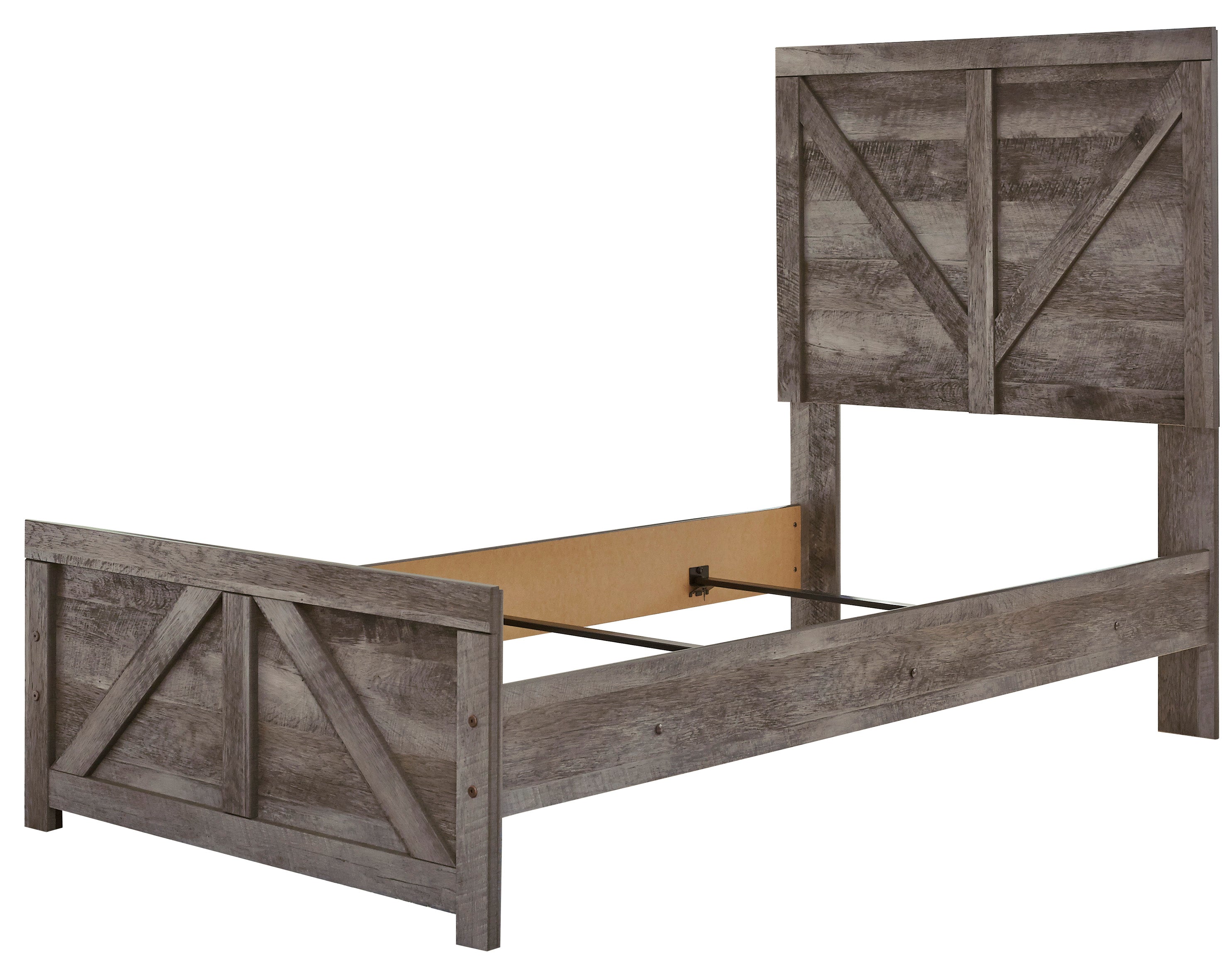 Wynnlow Twin Crossbuck Panel Bed