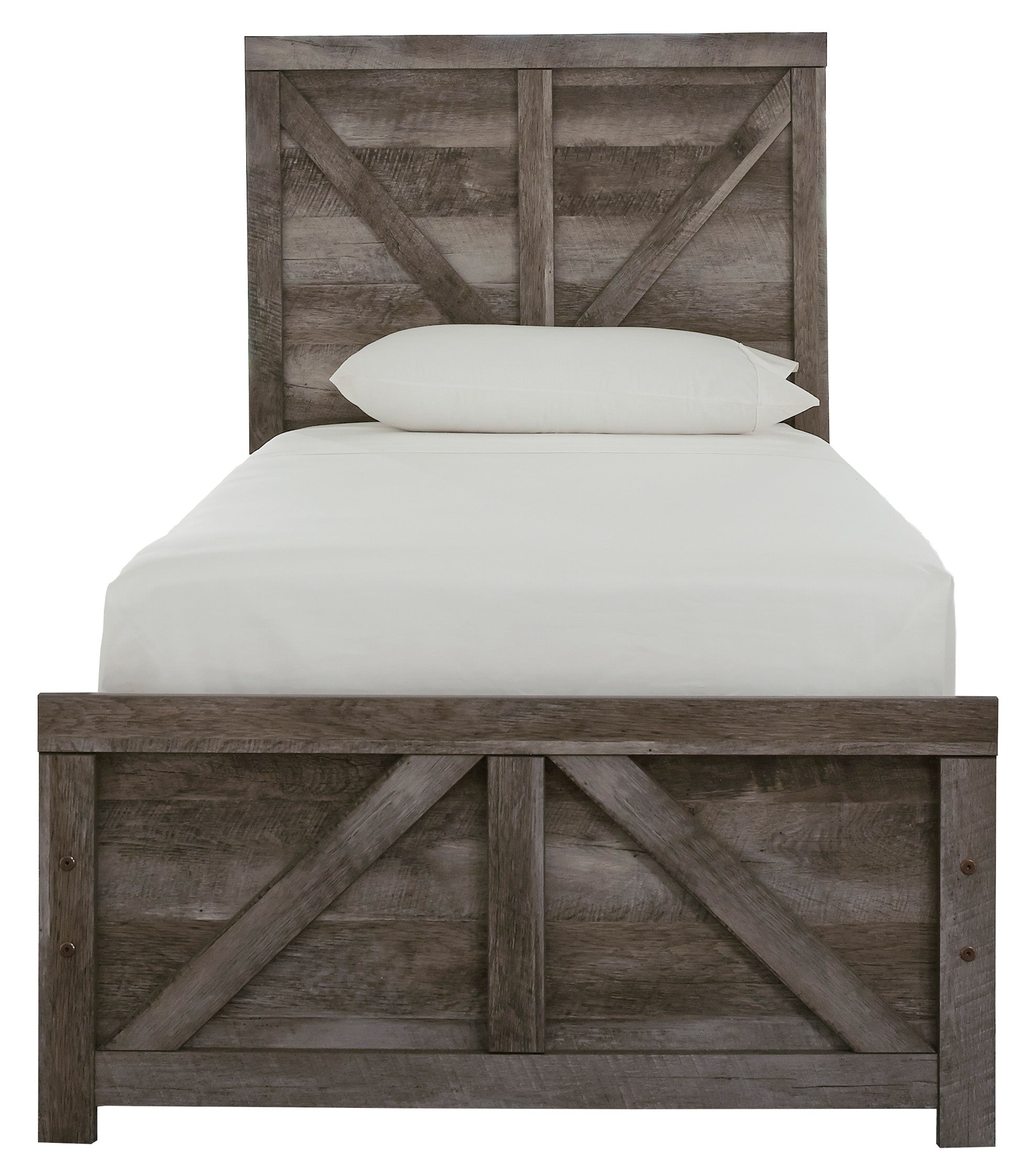 Wynnlow Twin Crossbuck Panel Bed