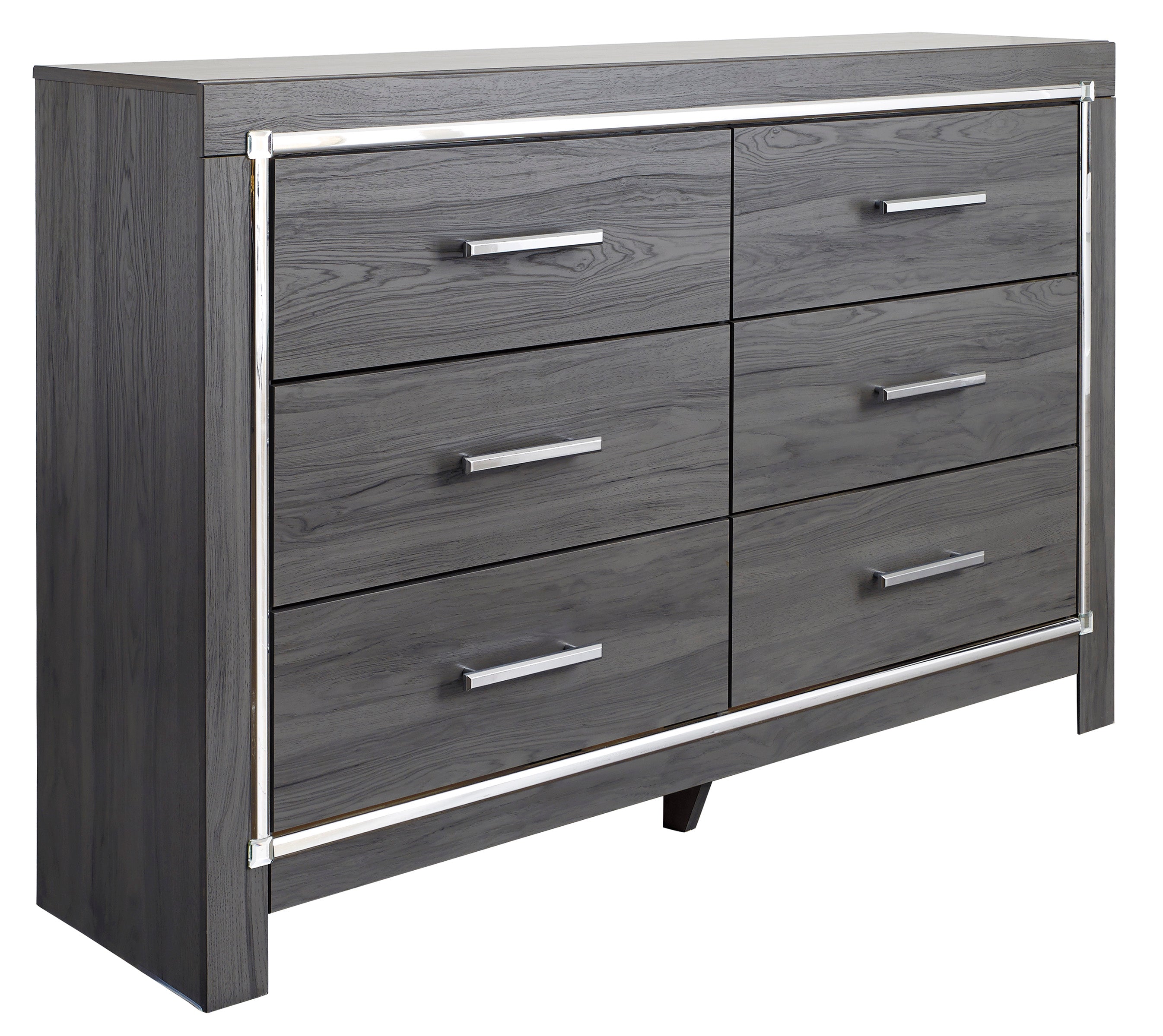 Lodanna Gray Dresser and Mirror