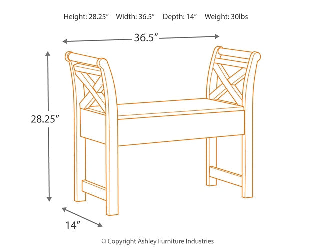 Heron Ridge Accent Bench