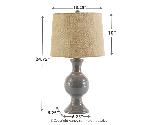 Magdalia Ceramic Table Lamp (1/CN)