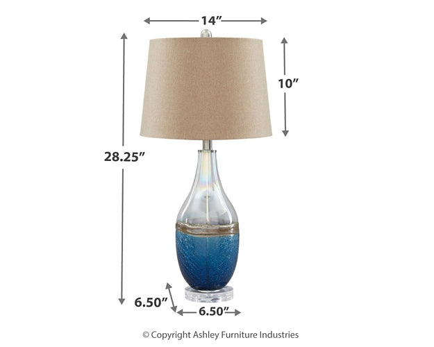 Johanna Glass Table Lamp (2/CN)