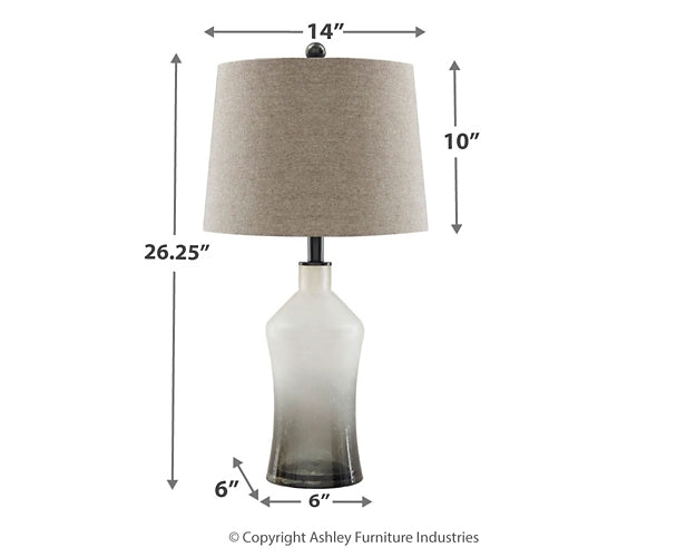 Nollie Glass Table Lamp (Set of 2)