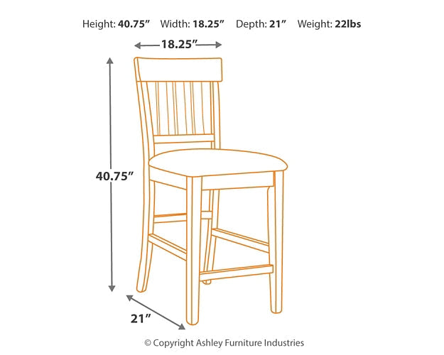 Haddigan Upholstered Barstool (Set of 2)