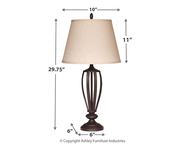 Mildred Metal Table Lamp (2/CN)