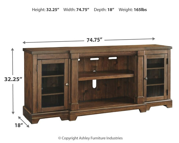 Flynnter XL TV Stand w/Fireplace Option