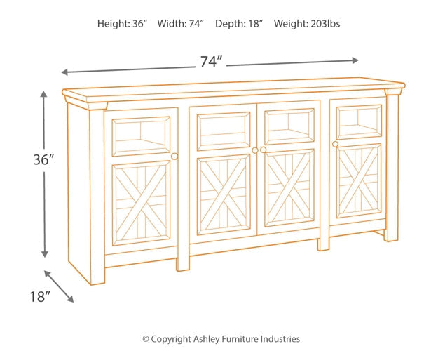 Bolanburg Extra Large TV Stand