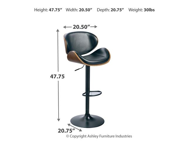 Bellatier Adjustable Height Bar Stool