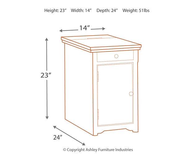 Laflorn Chair Side End Table