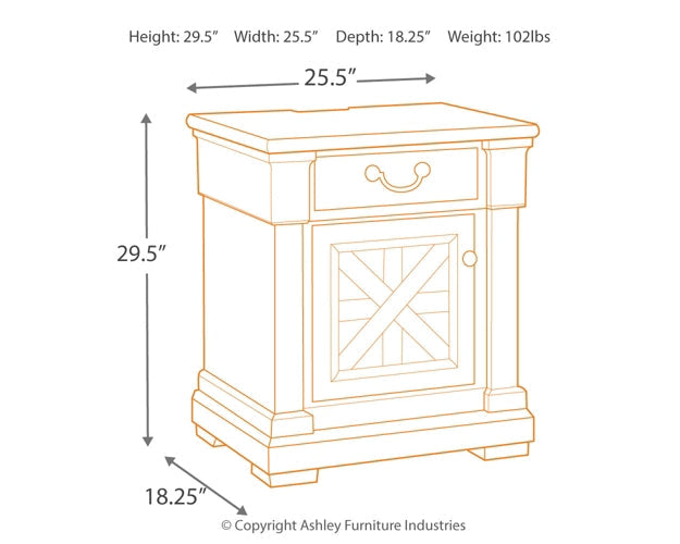 Bolanburg One Drawer Night Stand