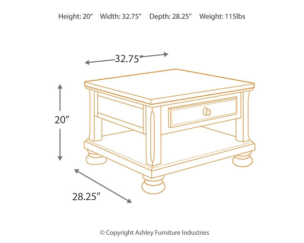 Porter Lift Top Cocktail Table