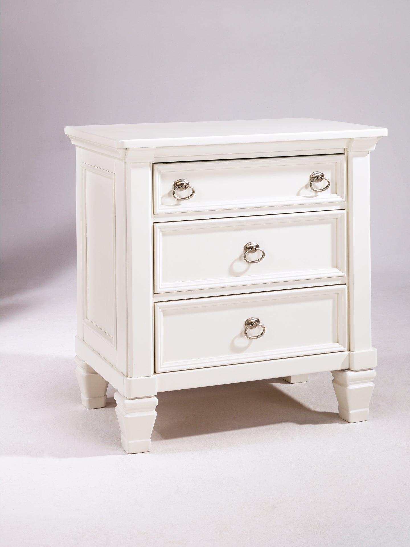 Prentice Three Drawer Night Stand