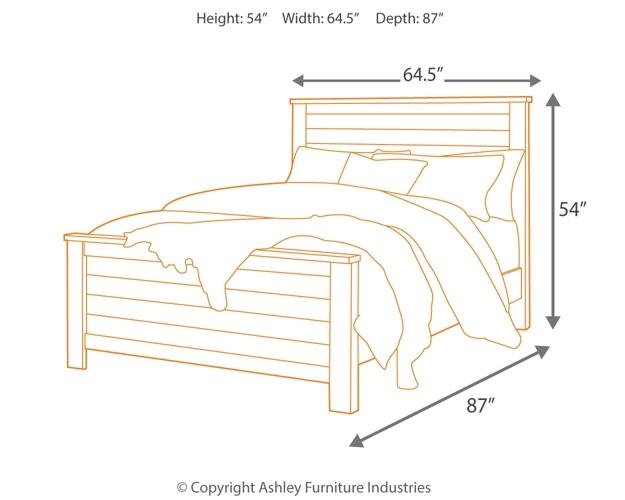 Willowton Queen Panel Bed