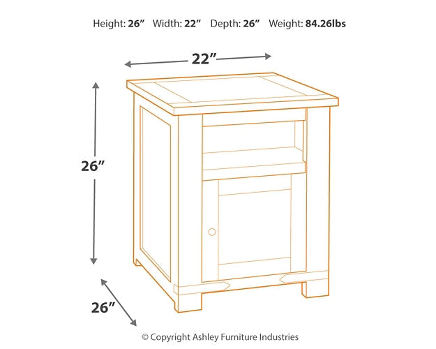 Budmore Rectangular End Table