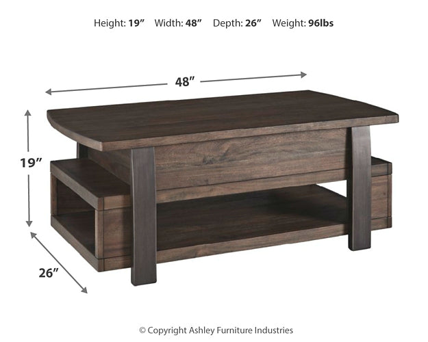 Vailbry Lift Top Cocktail Table