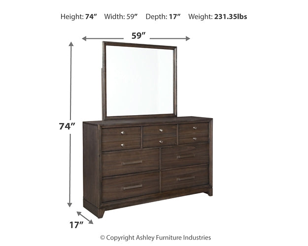 Brueban Dresser and Mirror