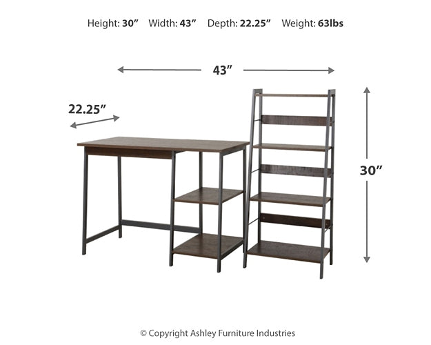 Soho Home Office Desk and Shelf