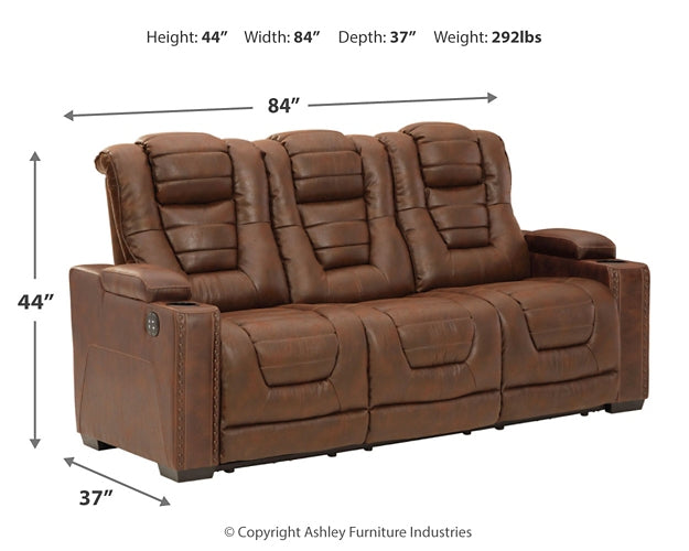 Owner's Box PWR REC Sofa with ADJ Headrest