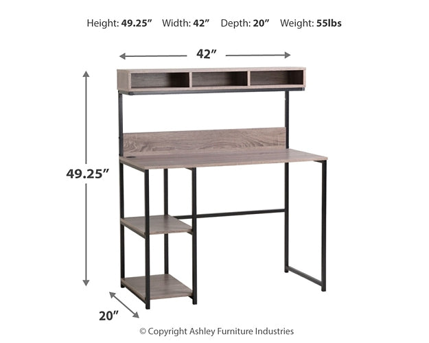 Daylicrew Home Office Desk and Hutch