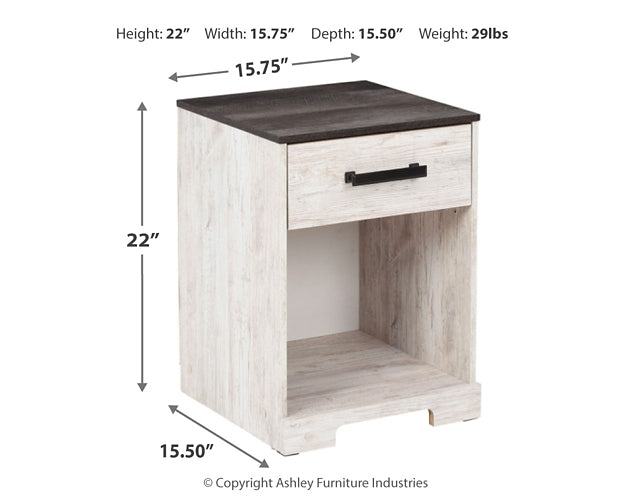 Shawburn One Drawer Night Stand