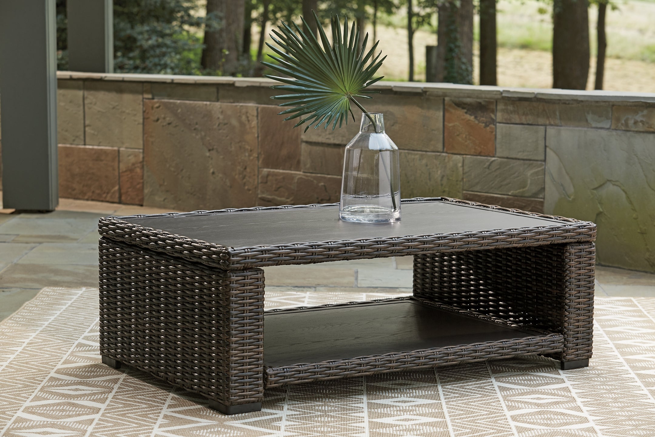 Grasson Lane Outdoor Sofa and Loveseat with Coffee Table