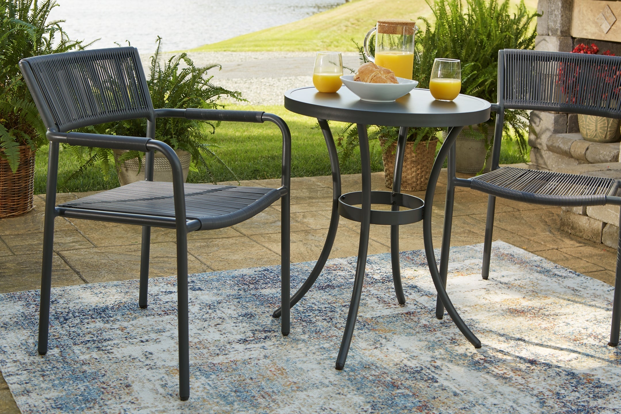 Crystal Breeze Chairs w/Table Set (3/CN)