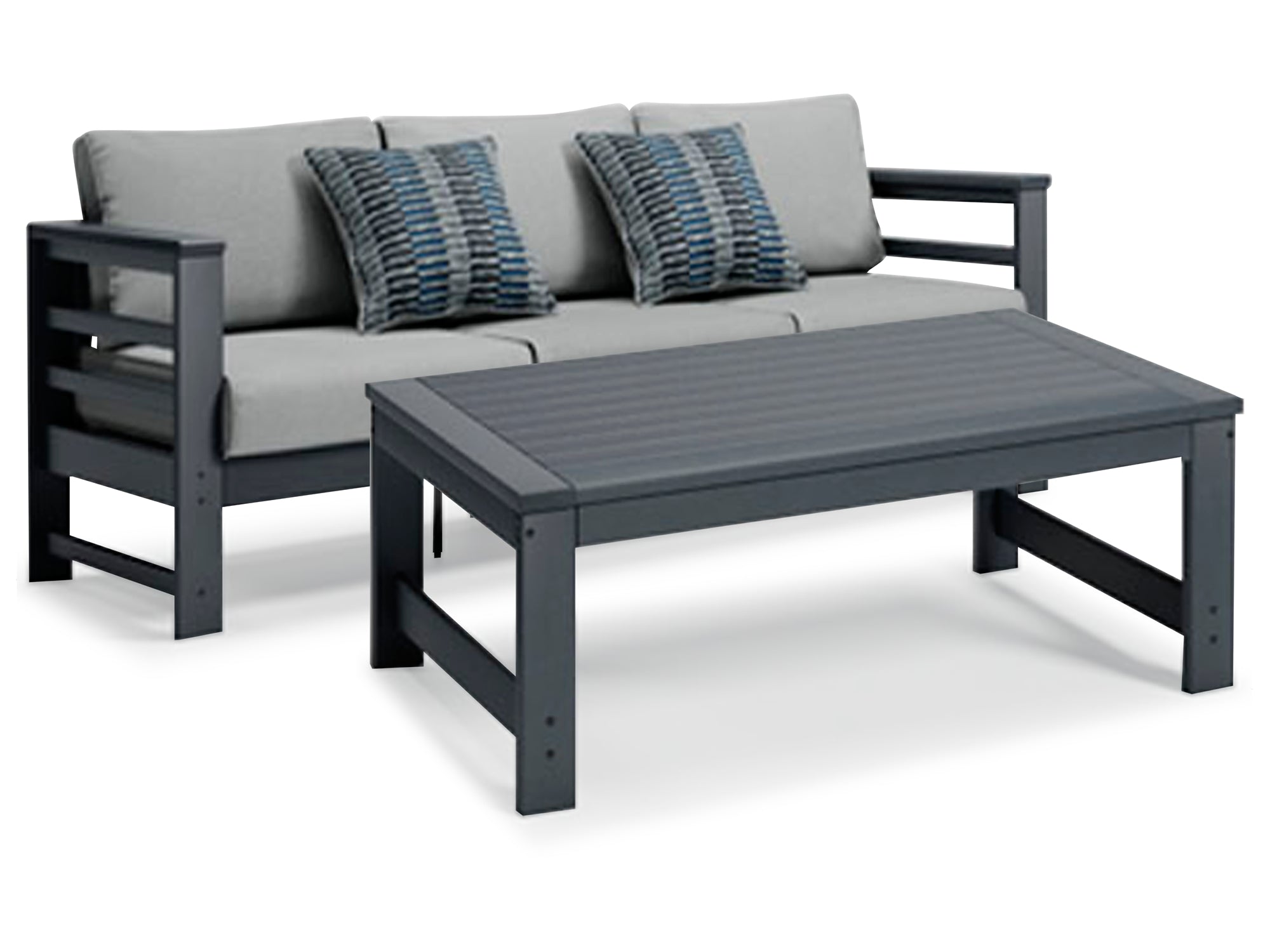 Amora Outdoor Sofa with Coffee Table