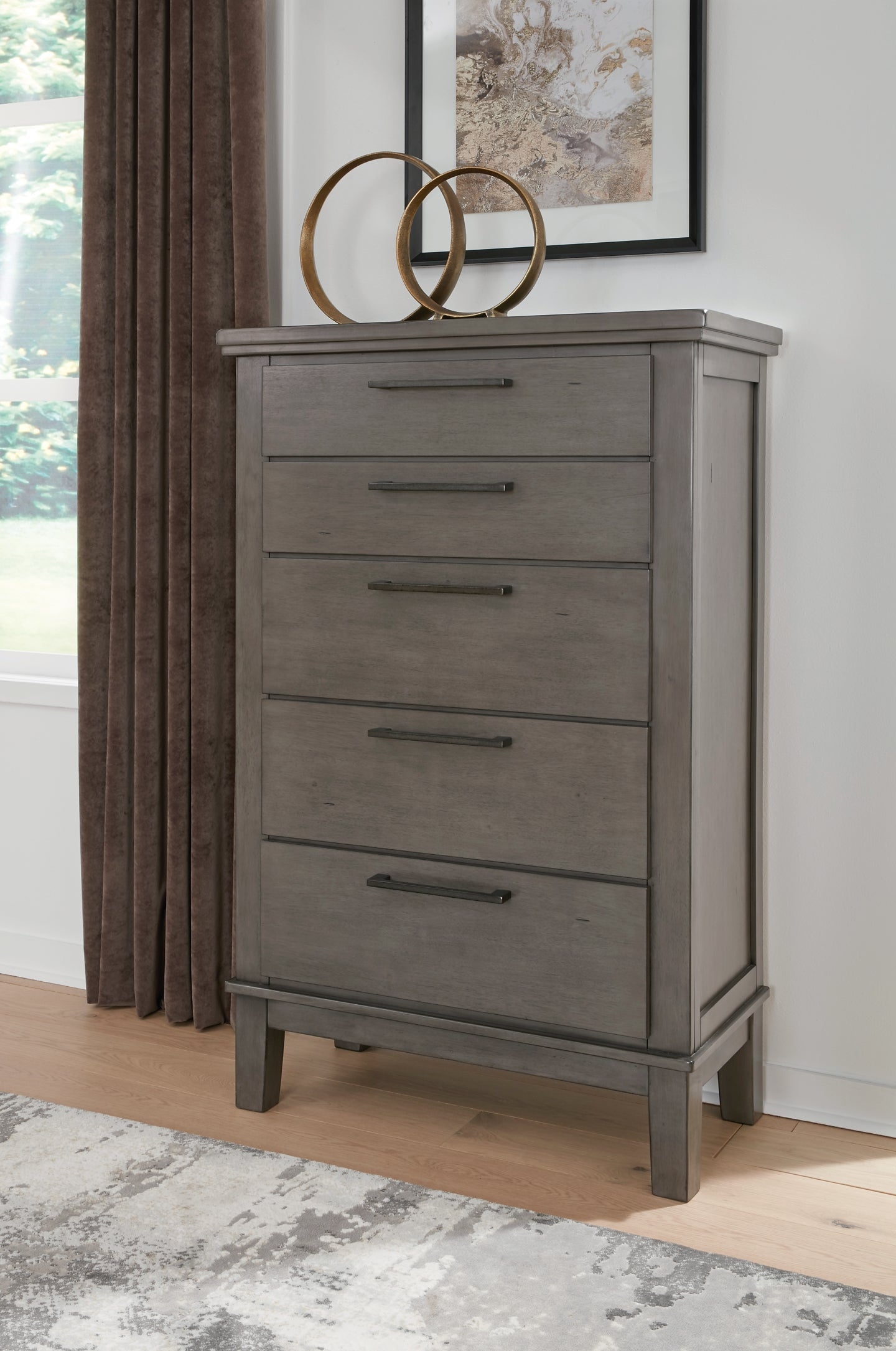 Hallanden Five Drawer Chest