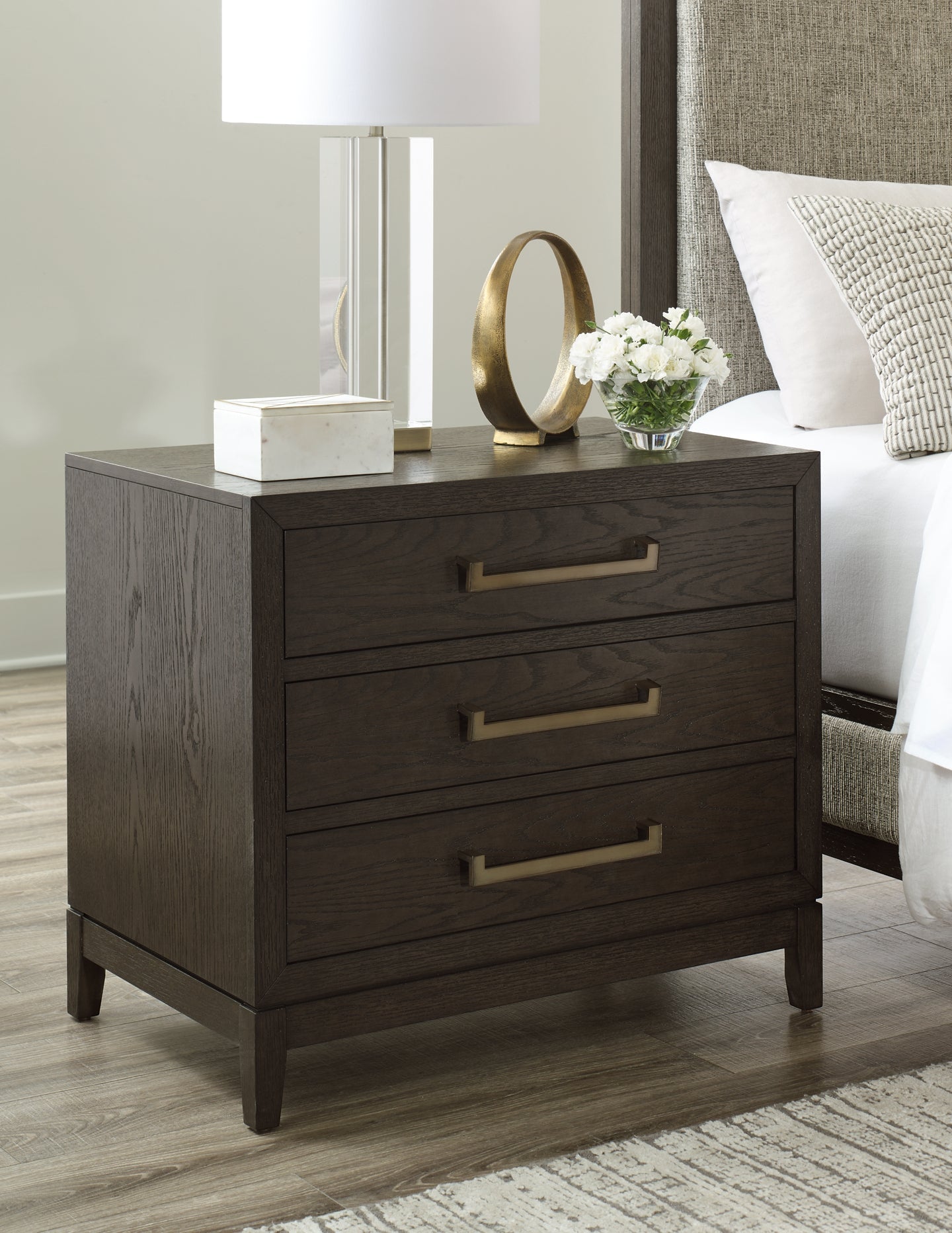 Burkhaus Three Drawer Night Stand