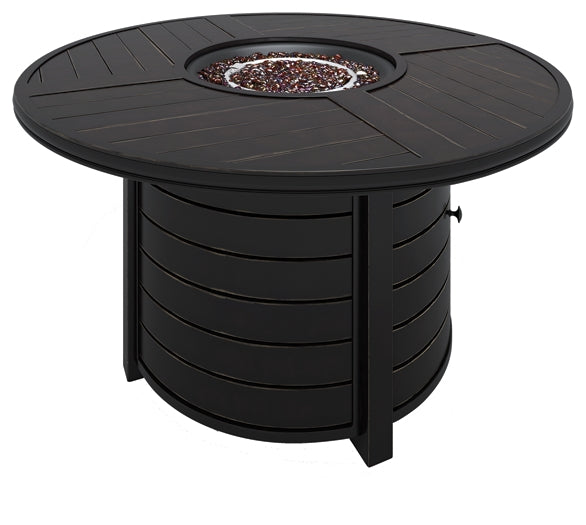 Castle Island Round Fire Pit Table