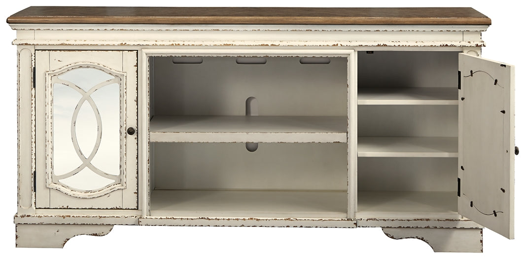 Realyn XL TV Stand w/Fireplace Option