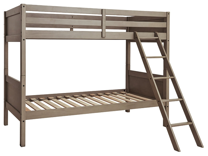 Lettner Twin Bunk Bed with Ladder