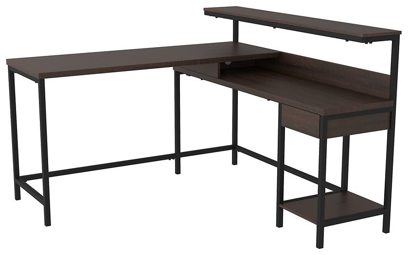 Camiburg L-Desk with Storage