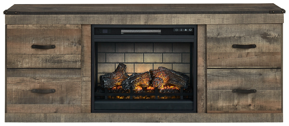 Trinell 60" TV Stand with Electric Fireplace