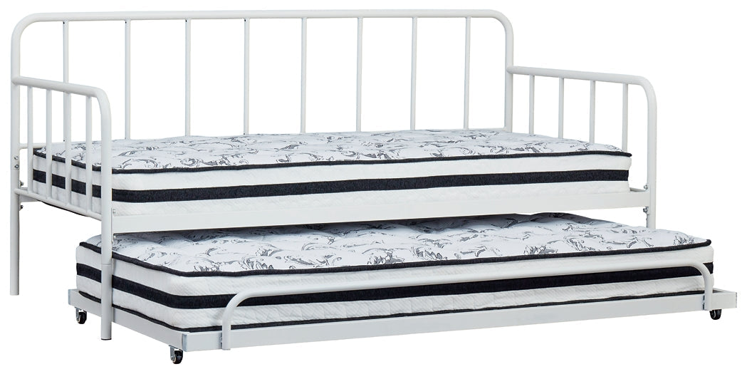 Trentlore Twin Metal Day Bed with Trundle