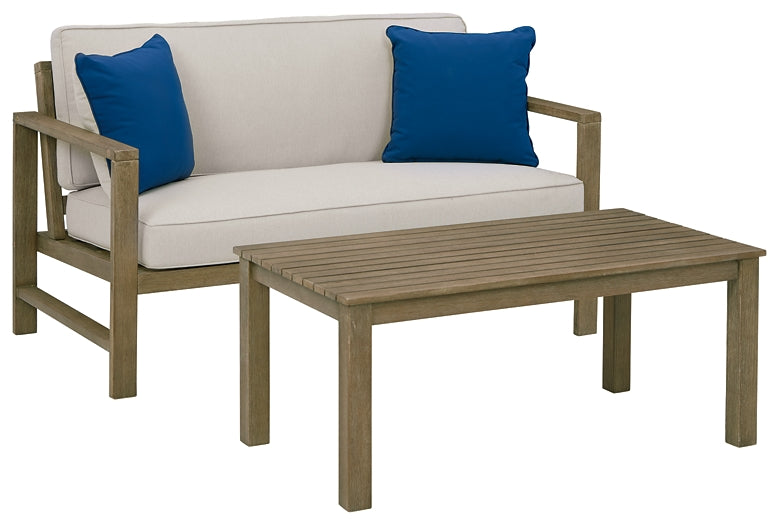 Fynnegan Loveseat w/Table (2/CN)