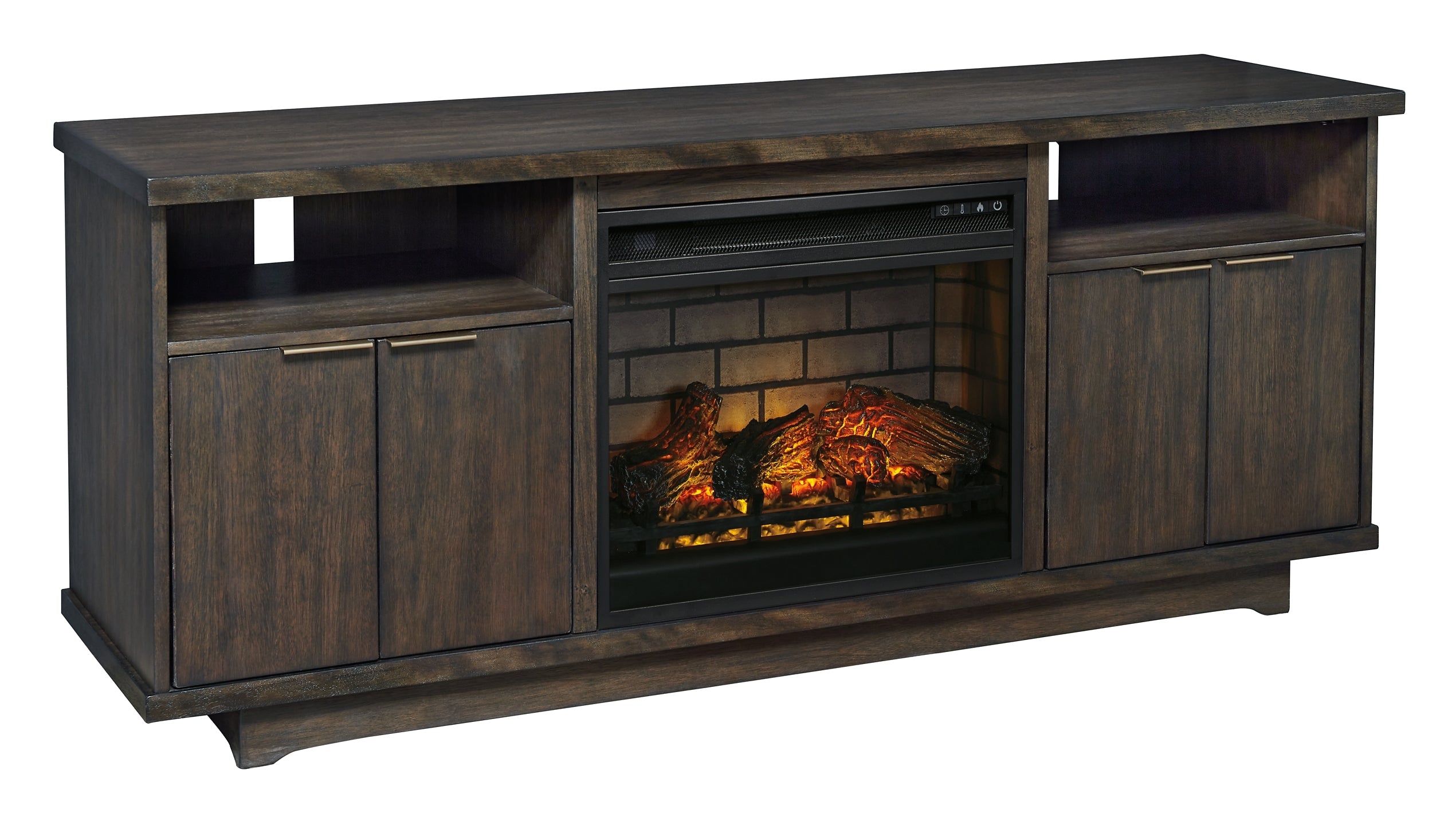 Brazburn 66" TV Stand with Electric Fireplace