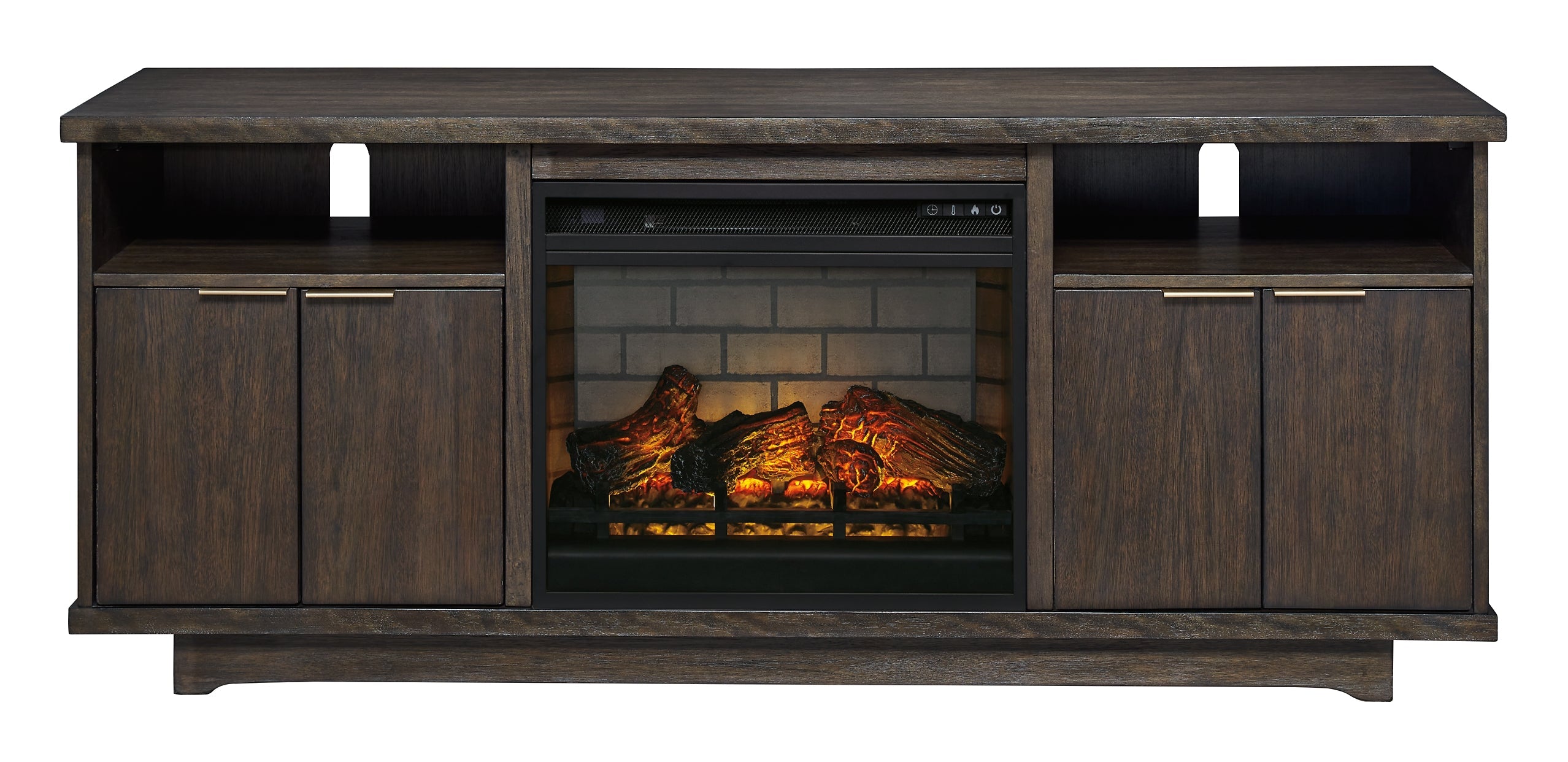 Brazburn 66" TV Stand with Electric Fireplace