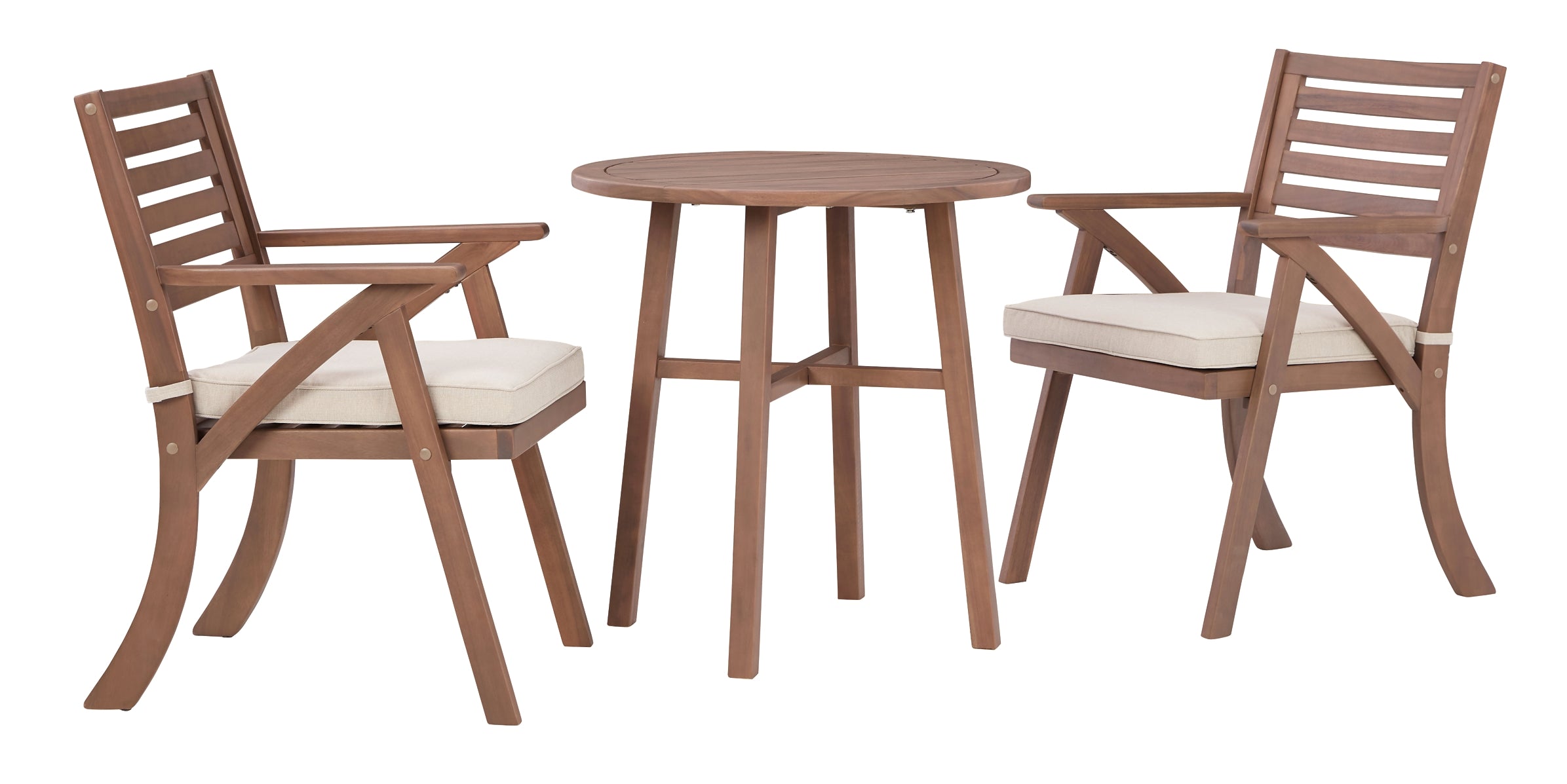 Vallerie Chairs w/CUSH/Table Set (3/CN)
