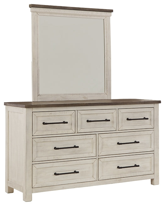 Brewgan Dresser and Mirror